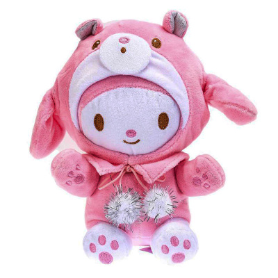 Игрушка мягкая Kuromi San Rio зайка Мелоди Мульти Пульти KM116009-17-WOD 17 см 1